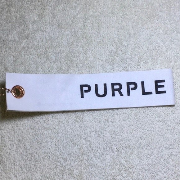 NWT PURPLE BRAND Graphic Logo T-Shirt in Bright Green Cotton (sz L) - Picture 7 of 7